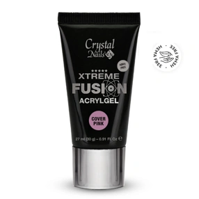 Crystal Nails Xtreme Fusion HEMA Free AcrylGel Cover Pink - 27ml (30g) főképe